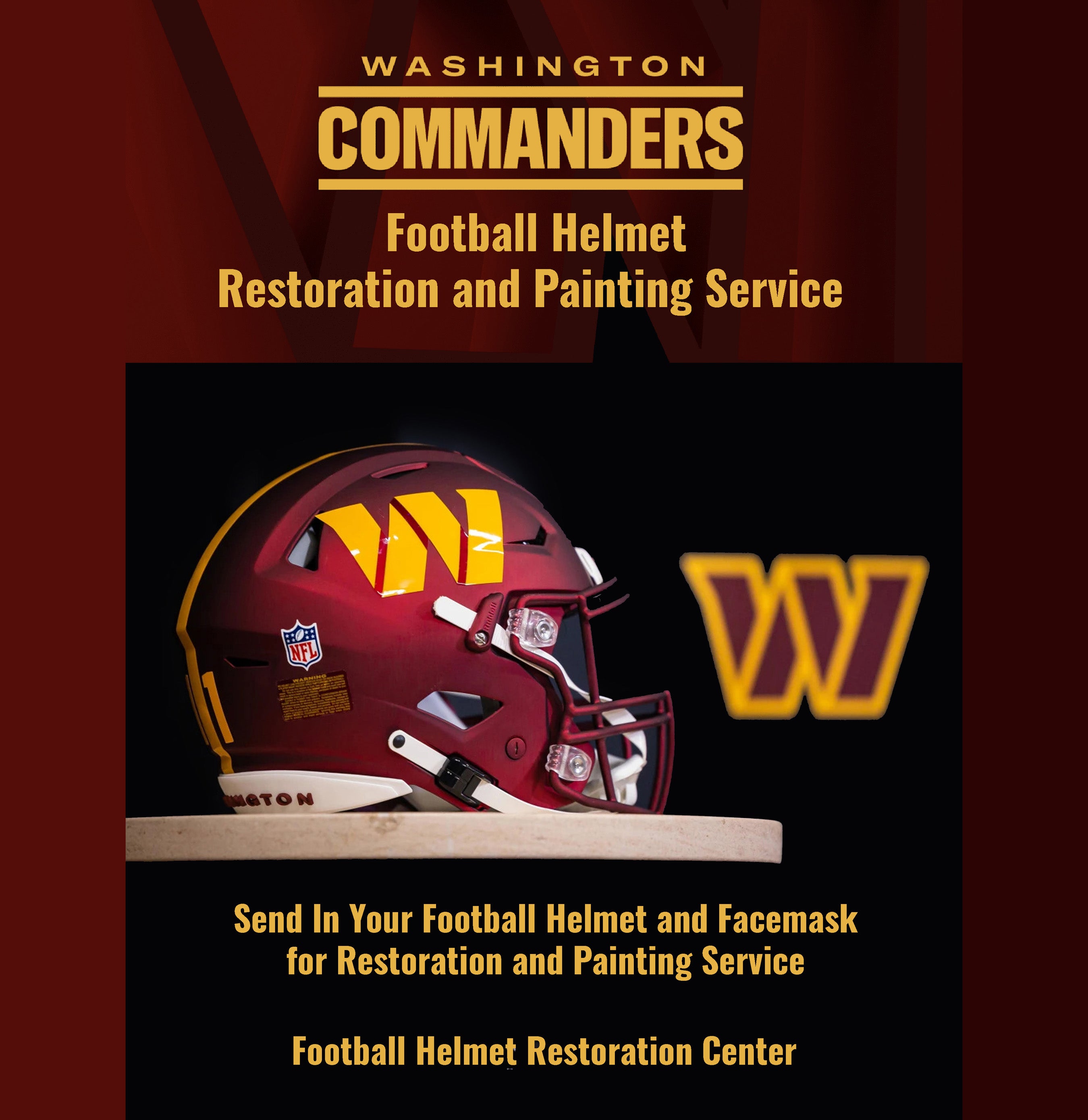 Washington Commanders Helmets Paint By Numbers