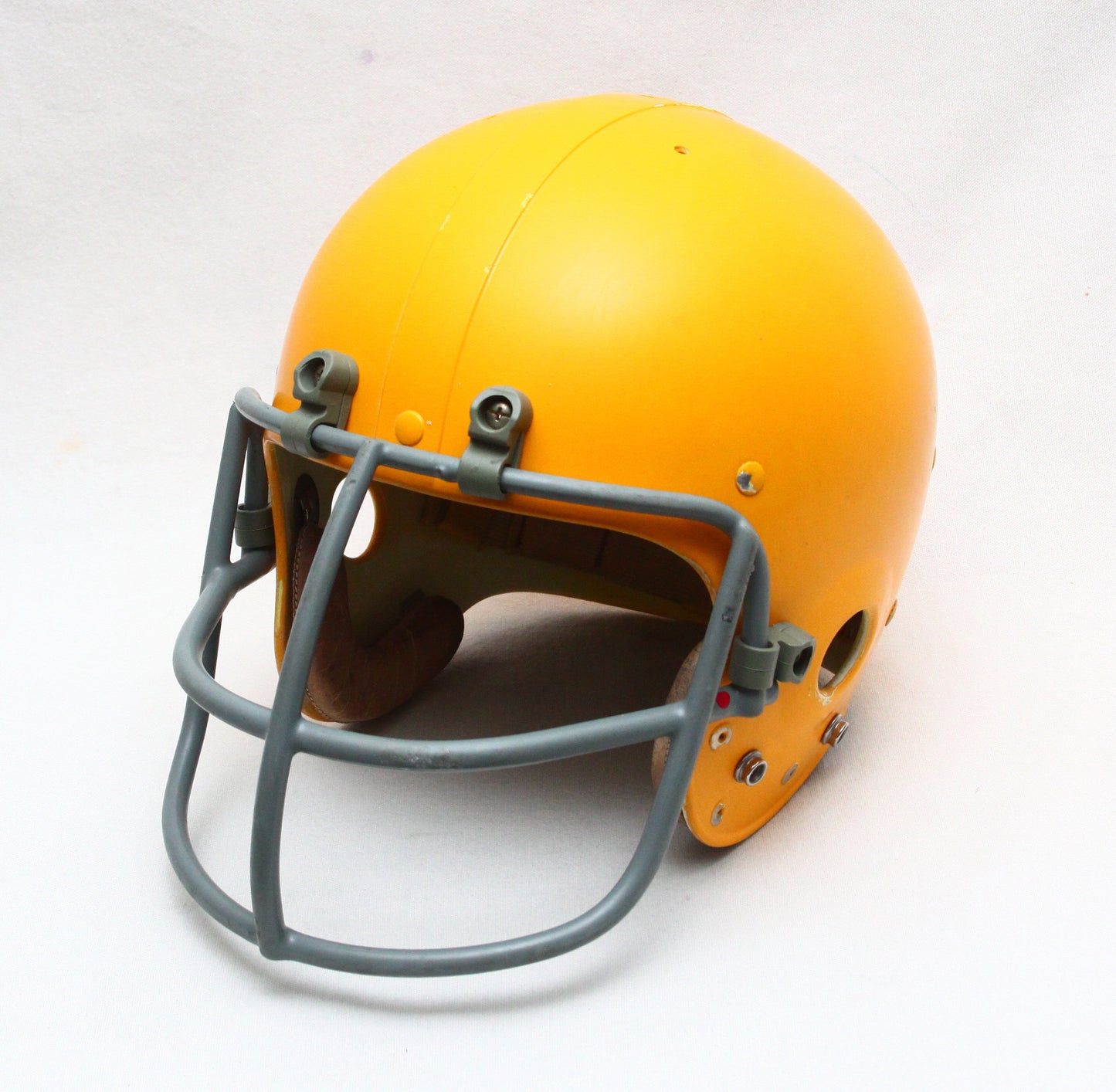 Vintage 1974 Game Used John Brockington Style Riddell Suspnsion Football Helmet