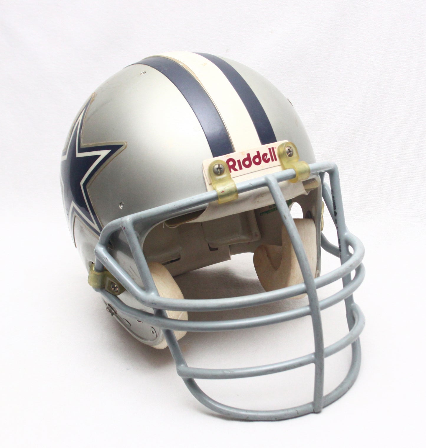 Vintage Game Used 1990s Dallas Cowboys Riddell VSR1 Football Helmet - Size Large