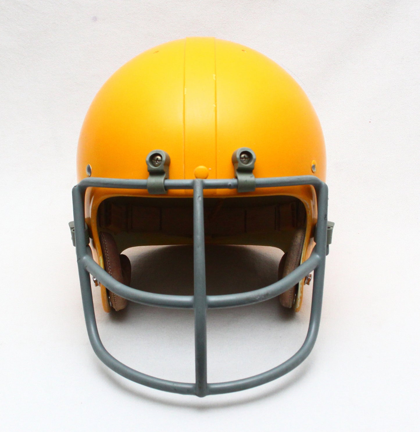 Vintage 1974 Game Used John Brockington Style Riddell Suspnsion Football Helmet