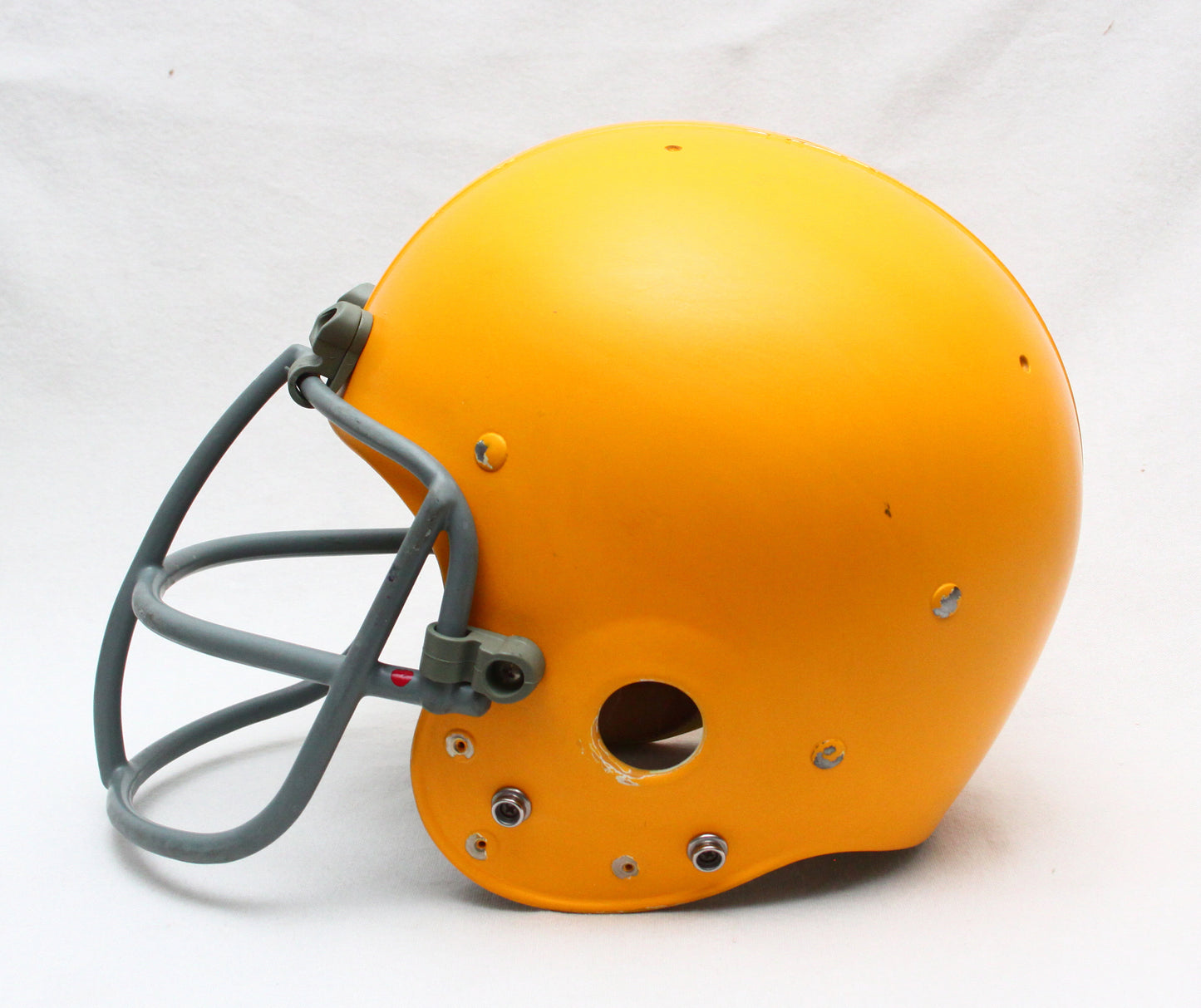 Vintage 1974 Game Used John Brockington Style Riddell Suspnsion Football Helmet