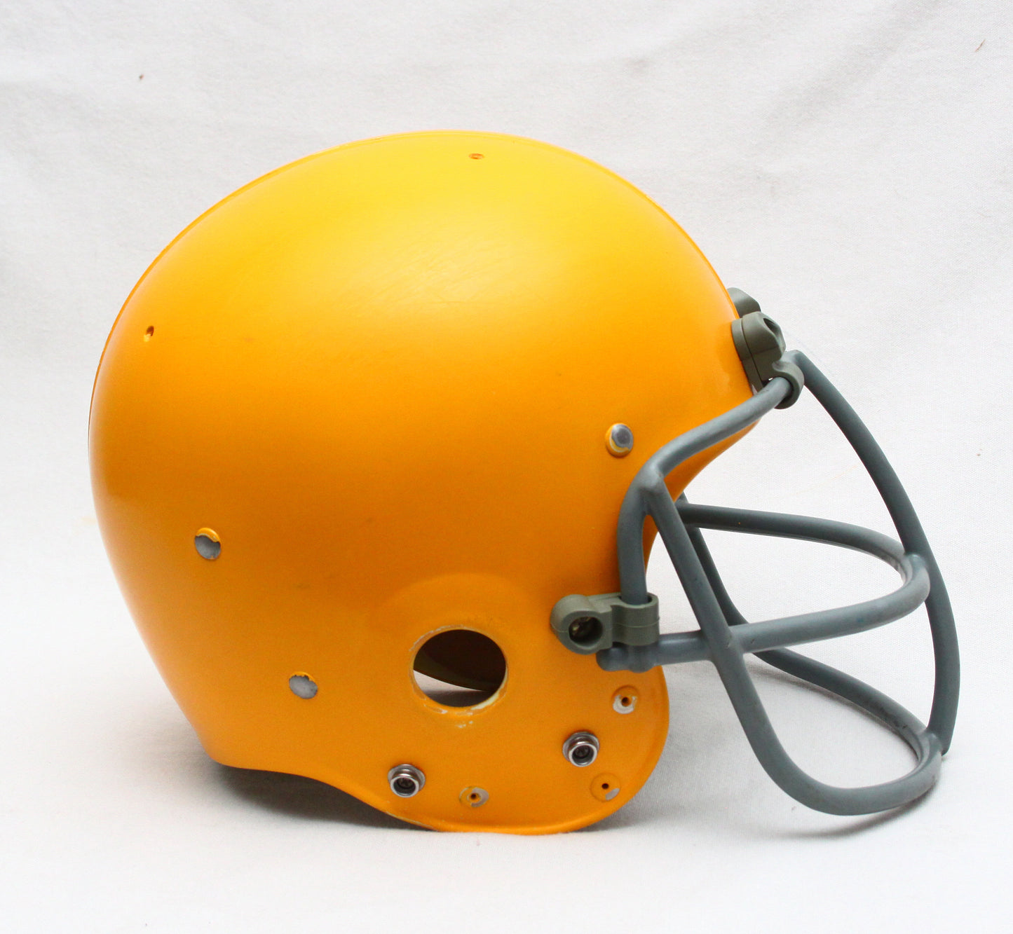 Vintage 1974 Game Used John Brockington Style Riddell Suspnsion Football Helmet