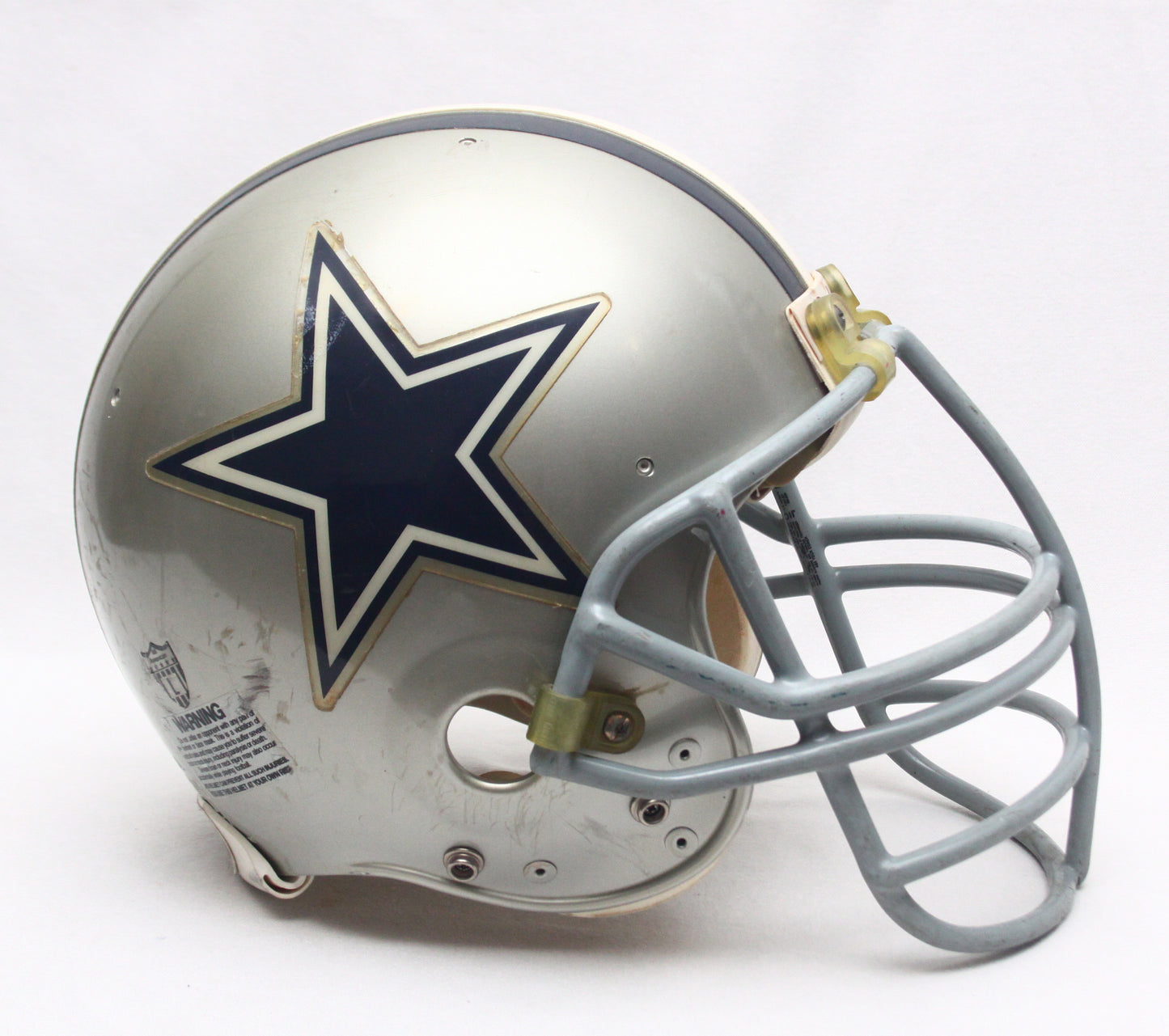 Vintage Game Used 1990s Dallas Cowboys Riddell VSR1 Football Helmet - Size Large