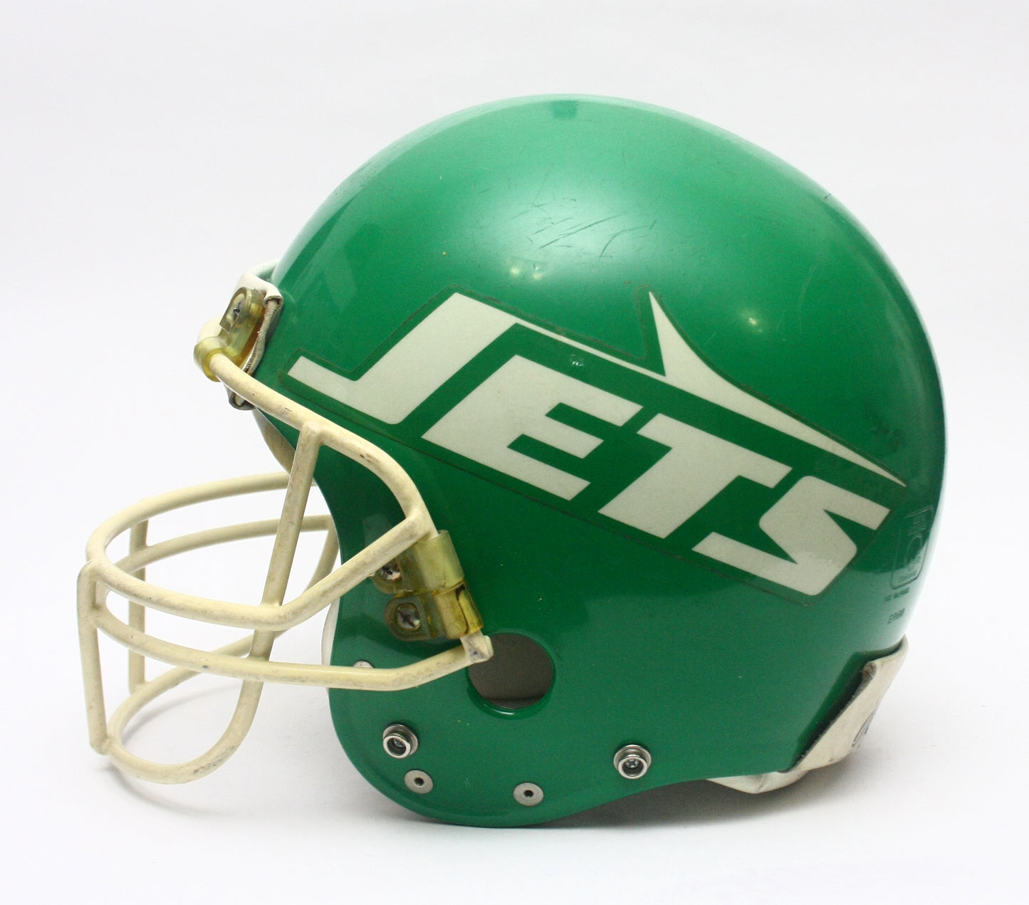 Vintage Game Used 1980s New York Jets Rawlings ANFL Football Helmet Size Large