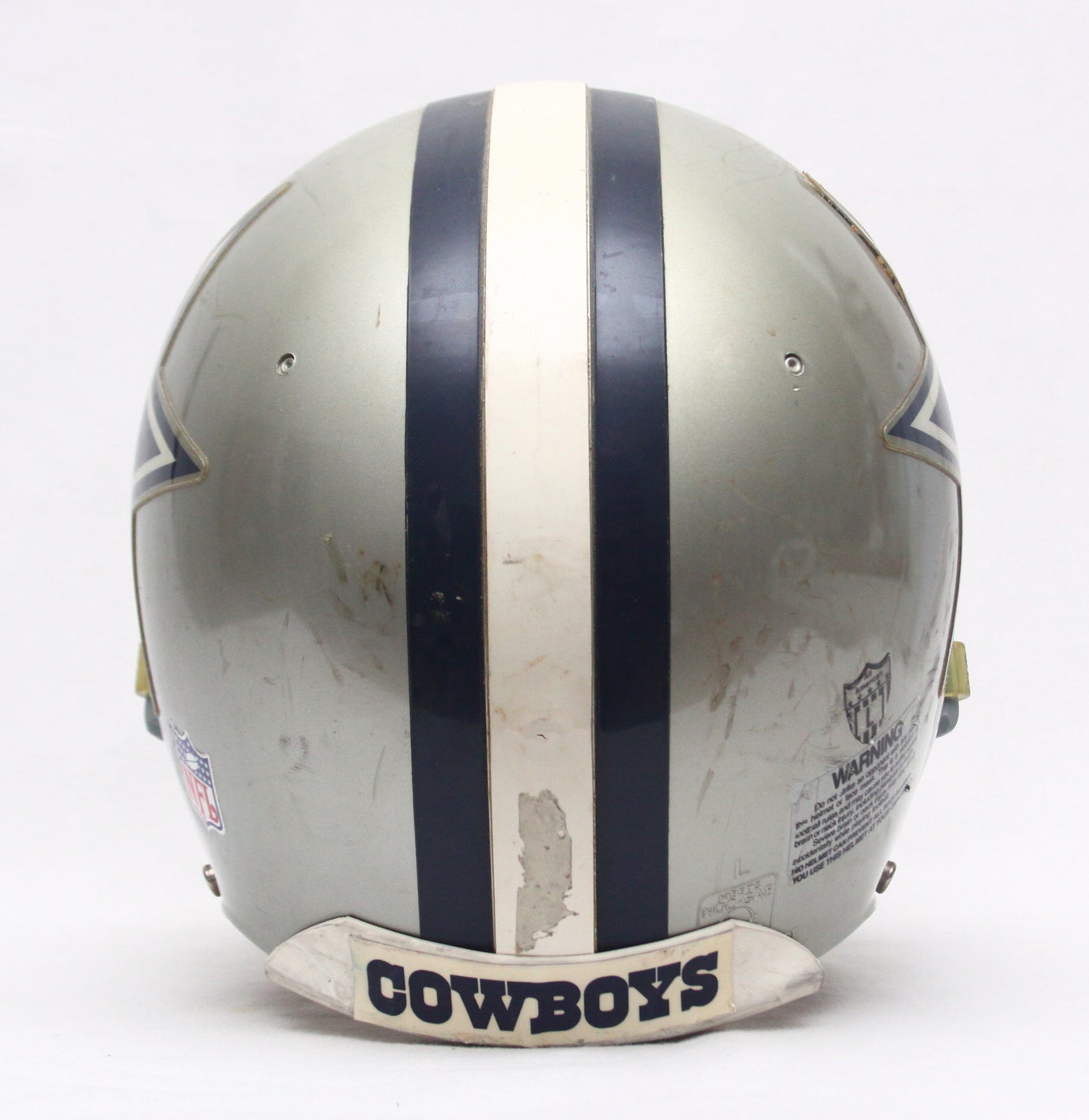 Vintage Game Used 1990s Dallas Cowboys Riddell VSR1 Football Helmet - Size Large