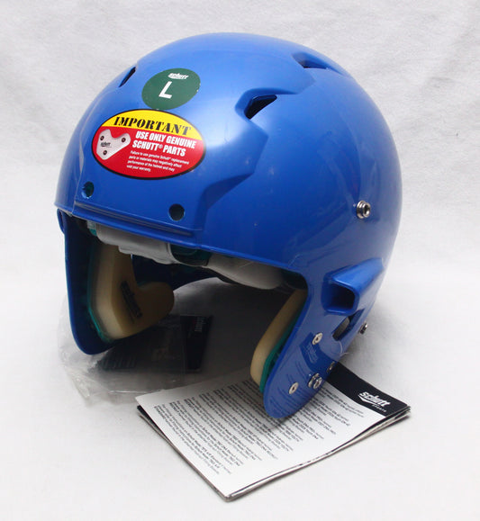 NOS / MINT Schutt Ion Youth Large Football Helmet - Royal Blue