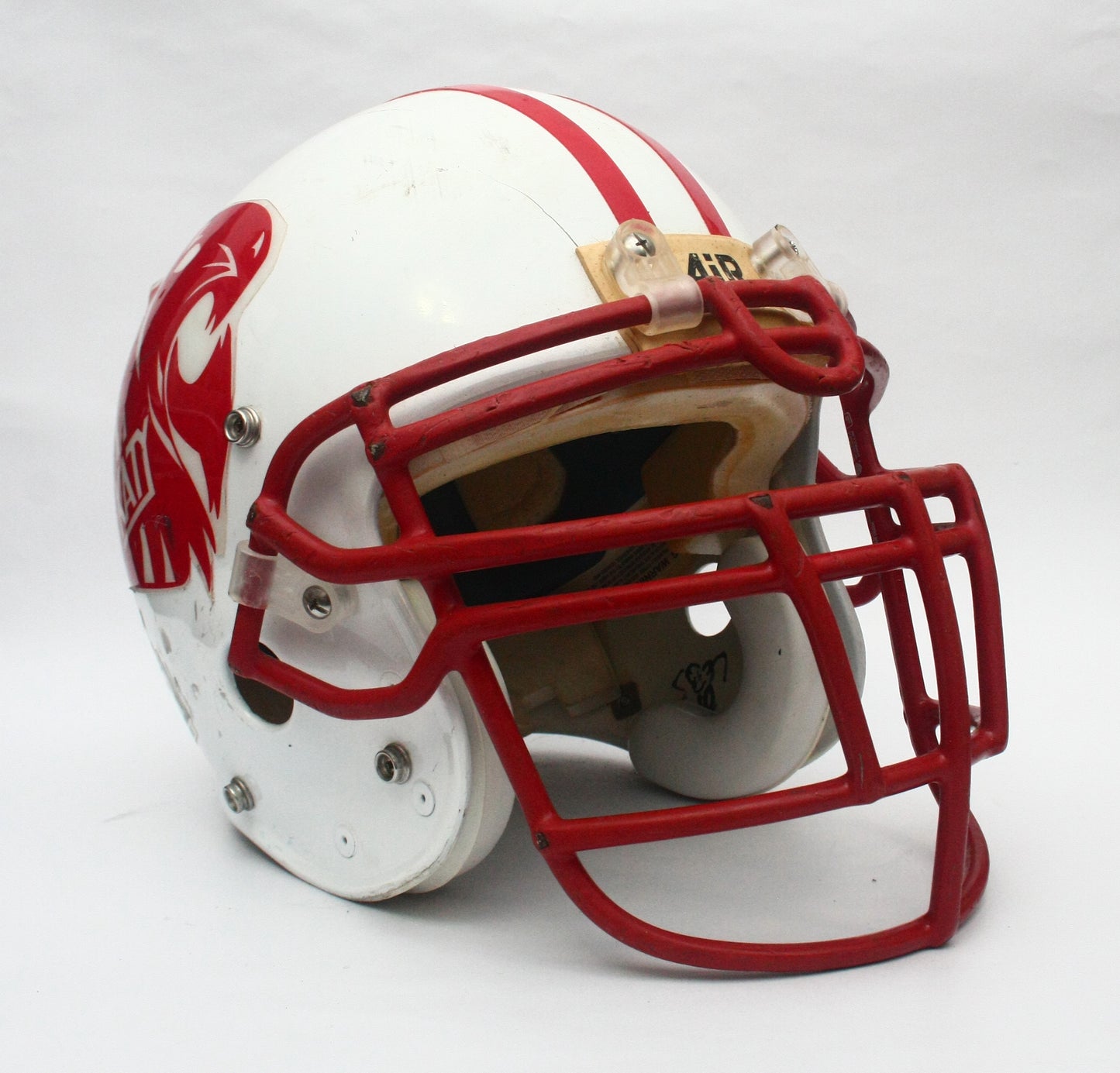 Game Used Katy Tigers Texas High School Schutt PA2 Football Helmet Size Large