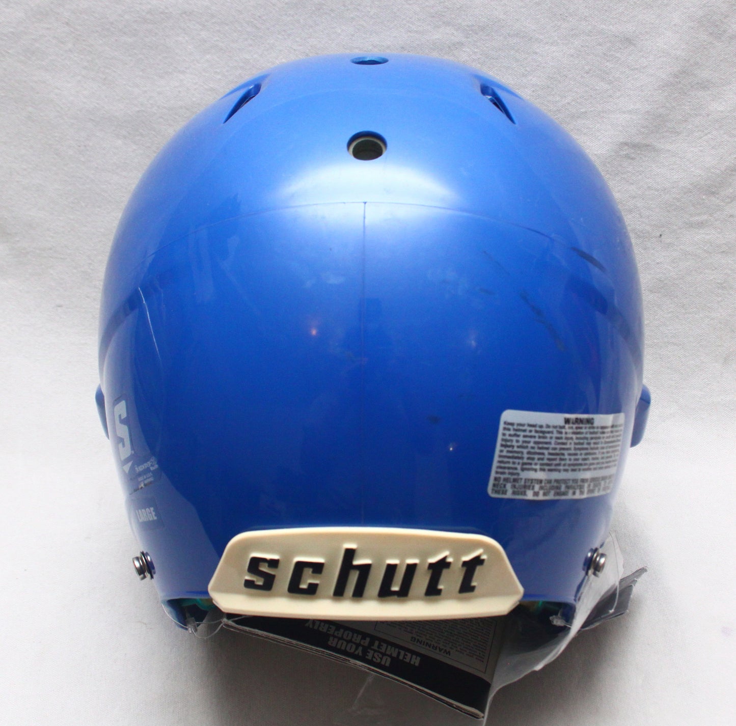 NOS / MINT Schutt Ion Youth Large Football Helmet - Royal Blue