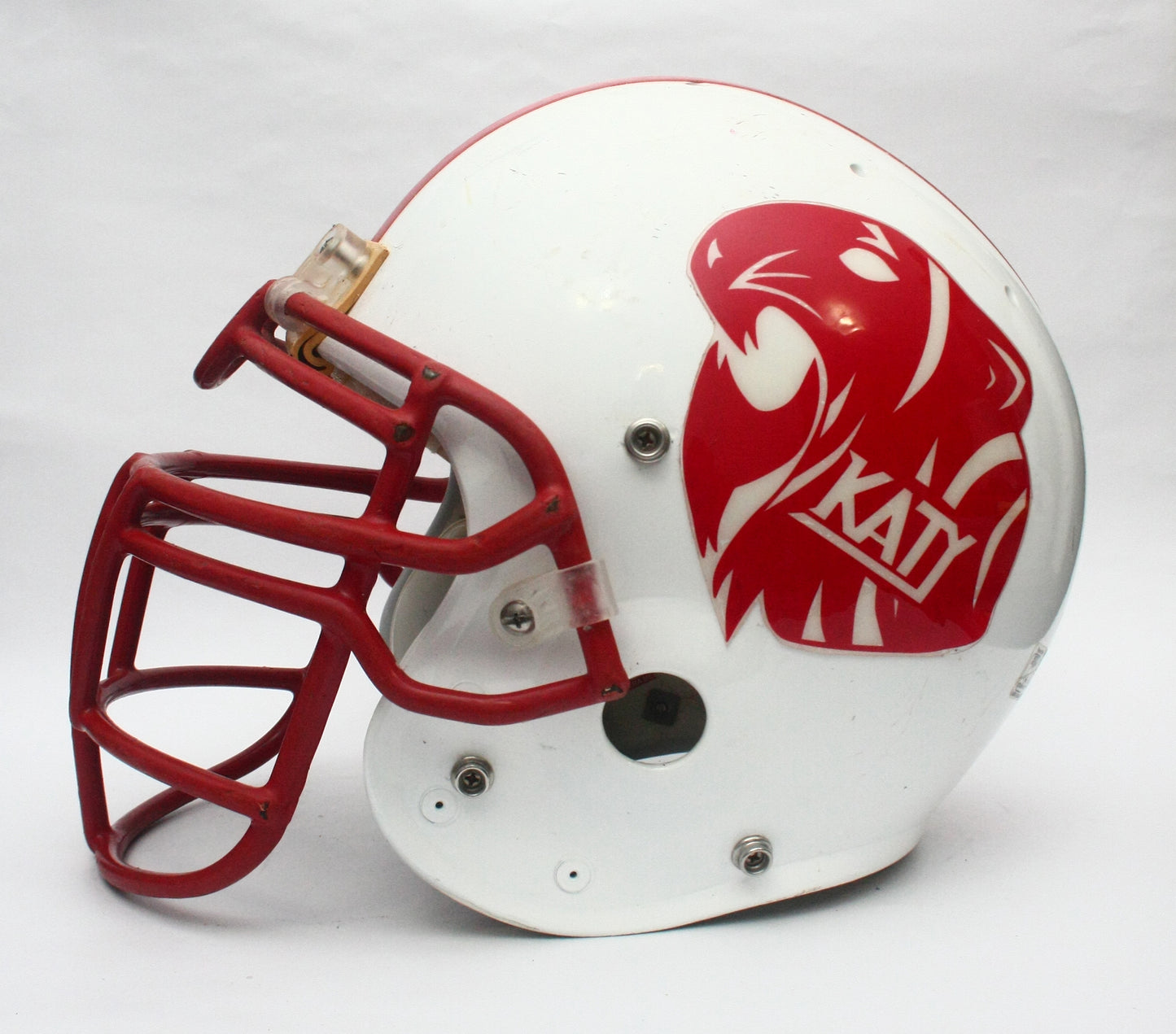 Game Used Katy Tigers Texas High School Schutt PA2 Football Helmet Size Large