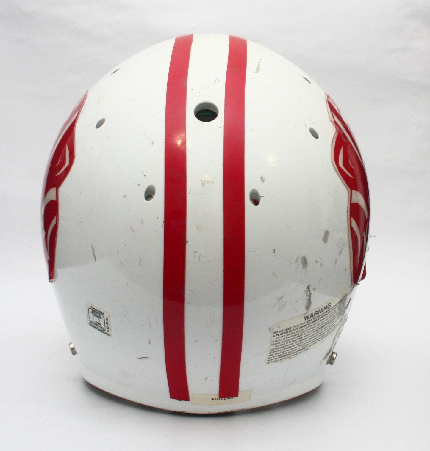 Game Used Katy Tigers Texas High School Schutt PA2 Football Helmet Size Large