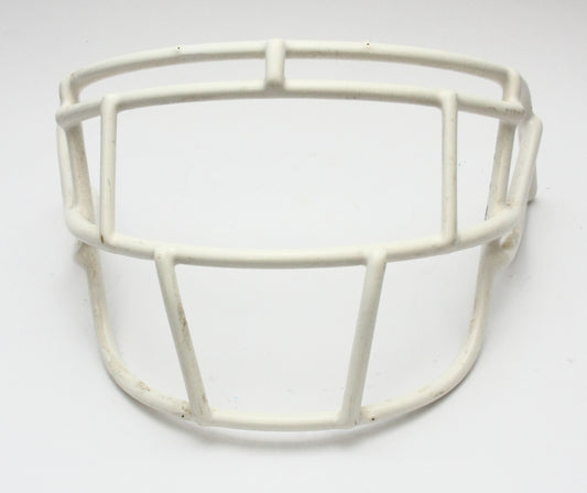 Vintage 1990s Game Used Schutt EGOP Football Helmet Facemask - White