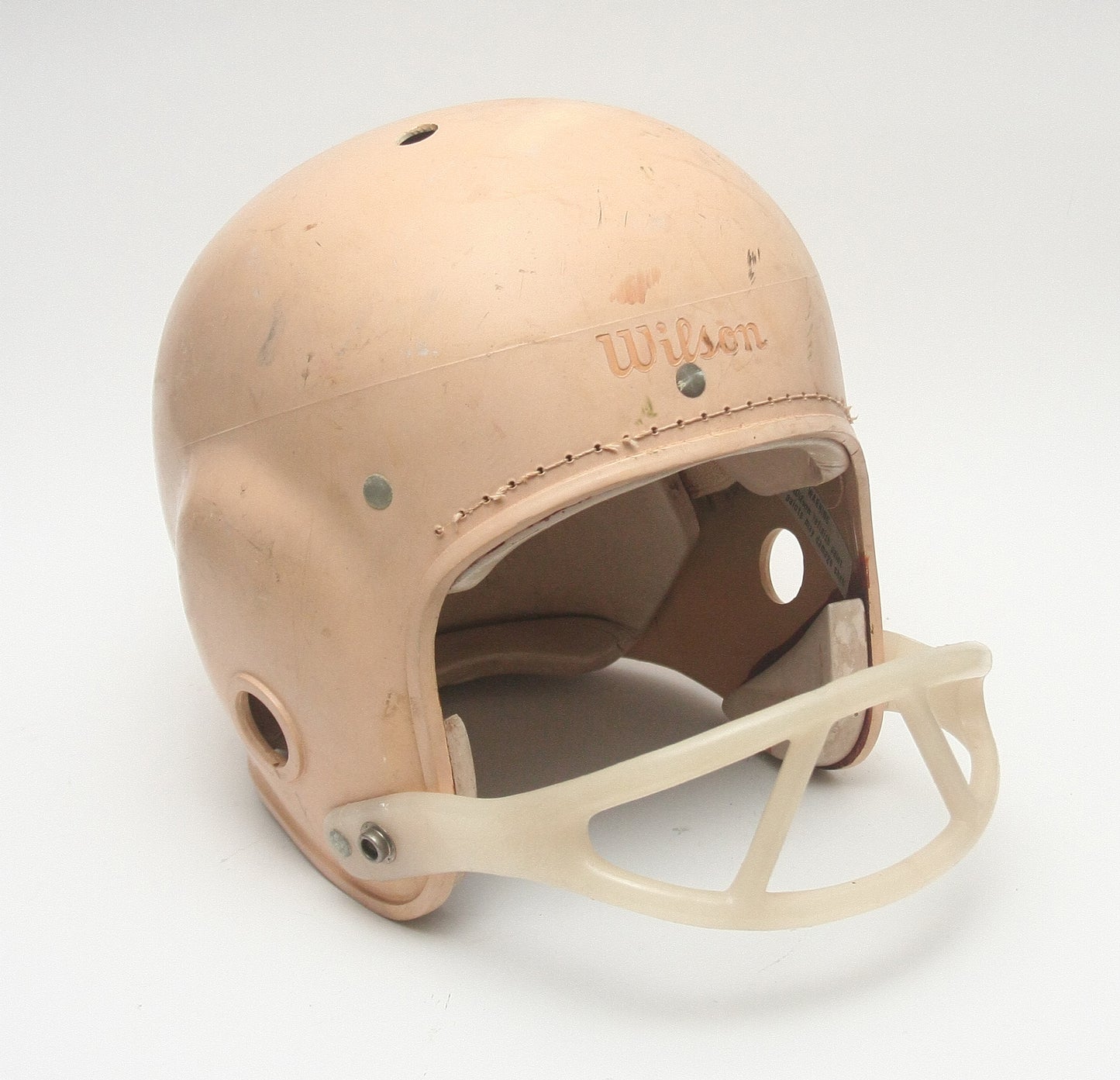 Vintage Game Used 1960s Wilson 2174 Football Helmet - Size Medium