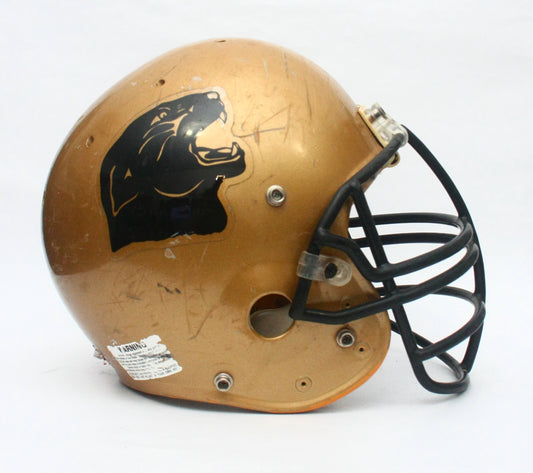 Vintage Game Used Plano East Panther Texas High School Schutt Pro Air II Football Helmet Size L