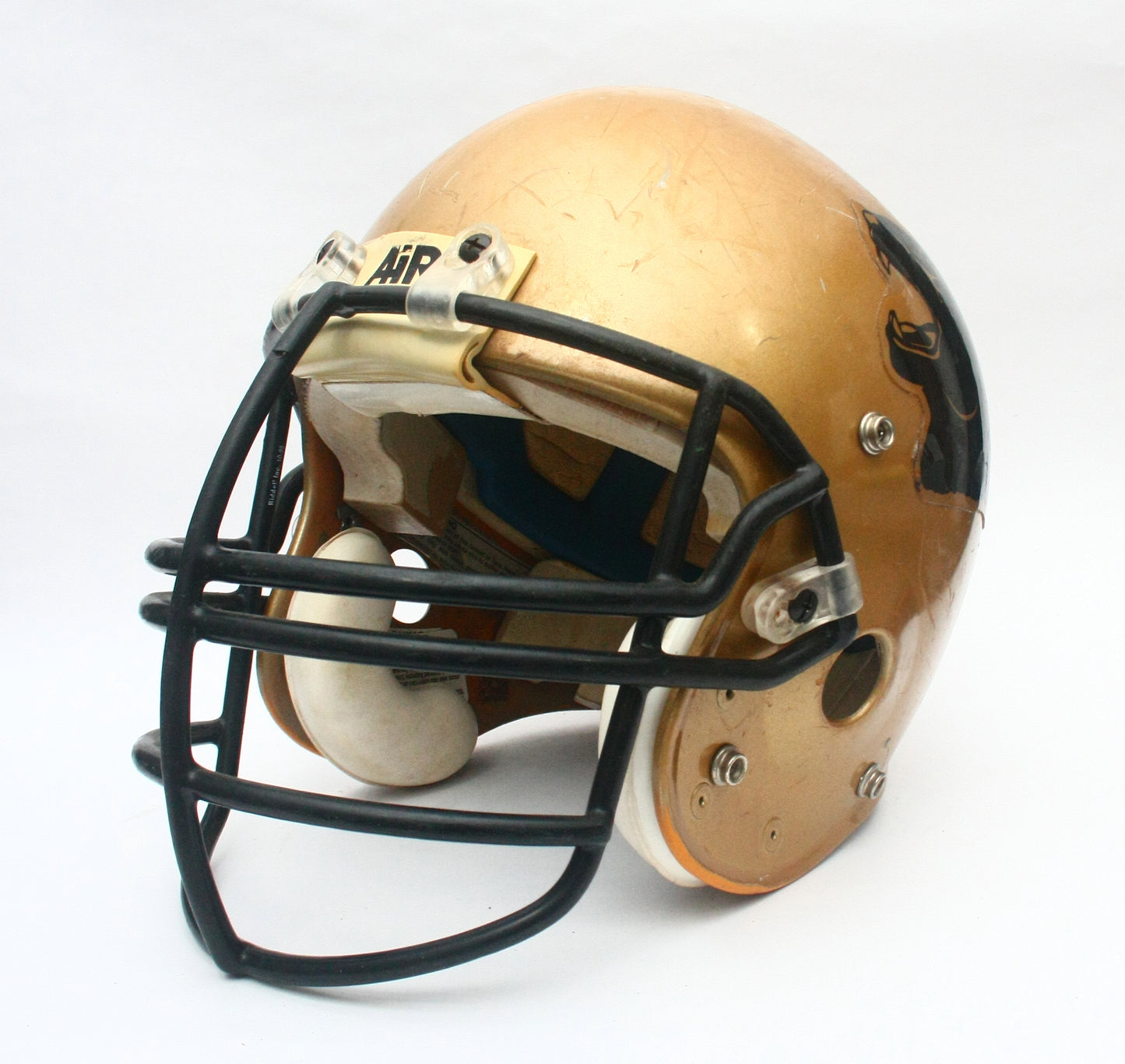 Vintage Game Used Plano East Panther Texas High School Schutt Pro Air II Football Helmet Size L