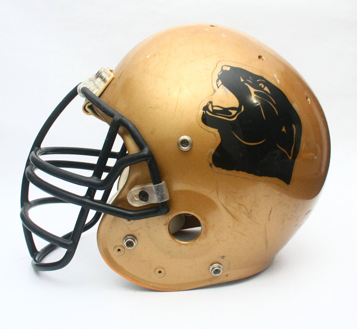 Vintage Game Used Plano East Panther Texas High School Schutt Pro Air II Football Helmet Size L