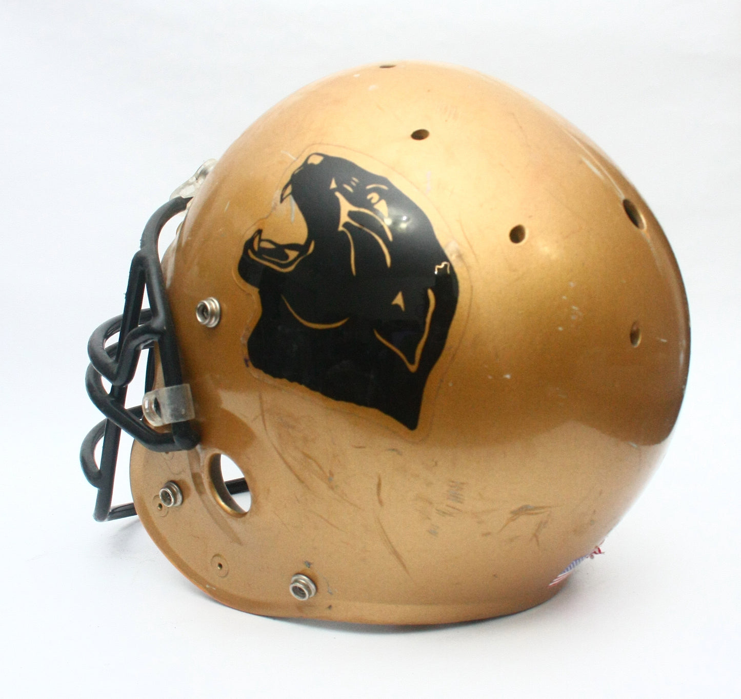 Vintage Game Used Plano East Panther Texas High School Schutt Pro Air II Football Helmet Size L