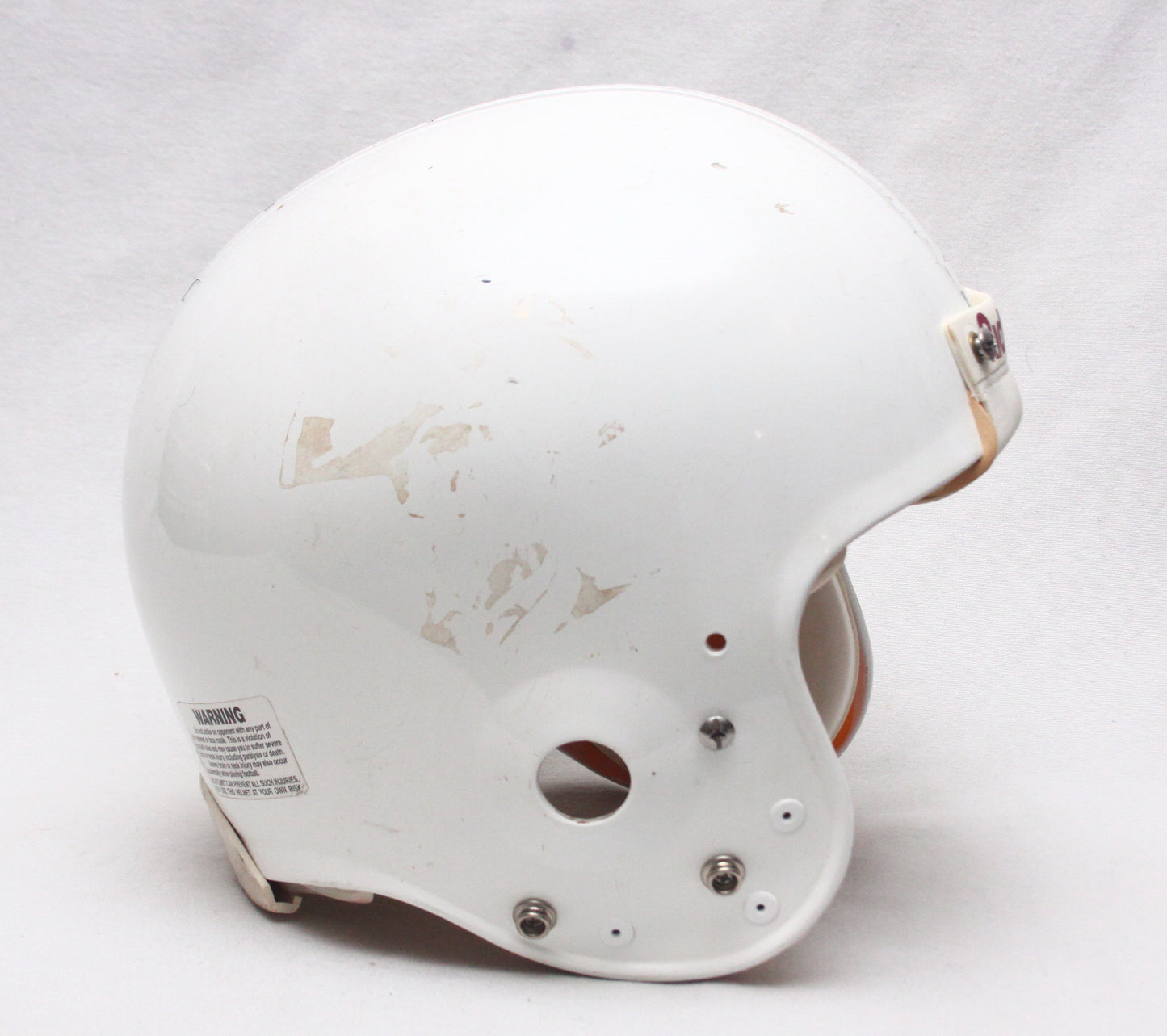 Rare Tom Brady Style Riddell VSR4 XL Football Helmet with Small Ear Hole