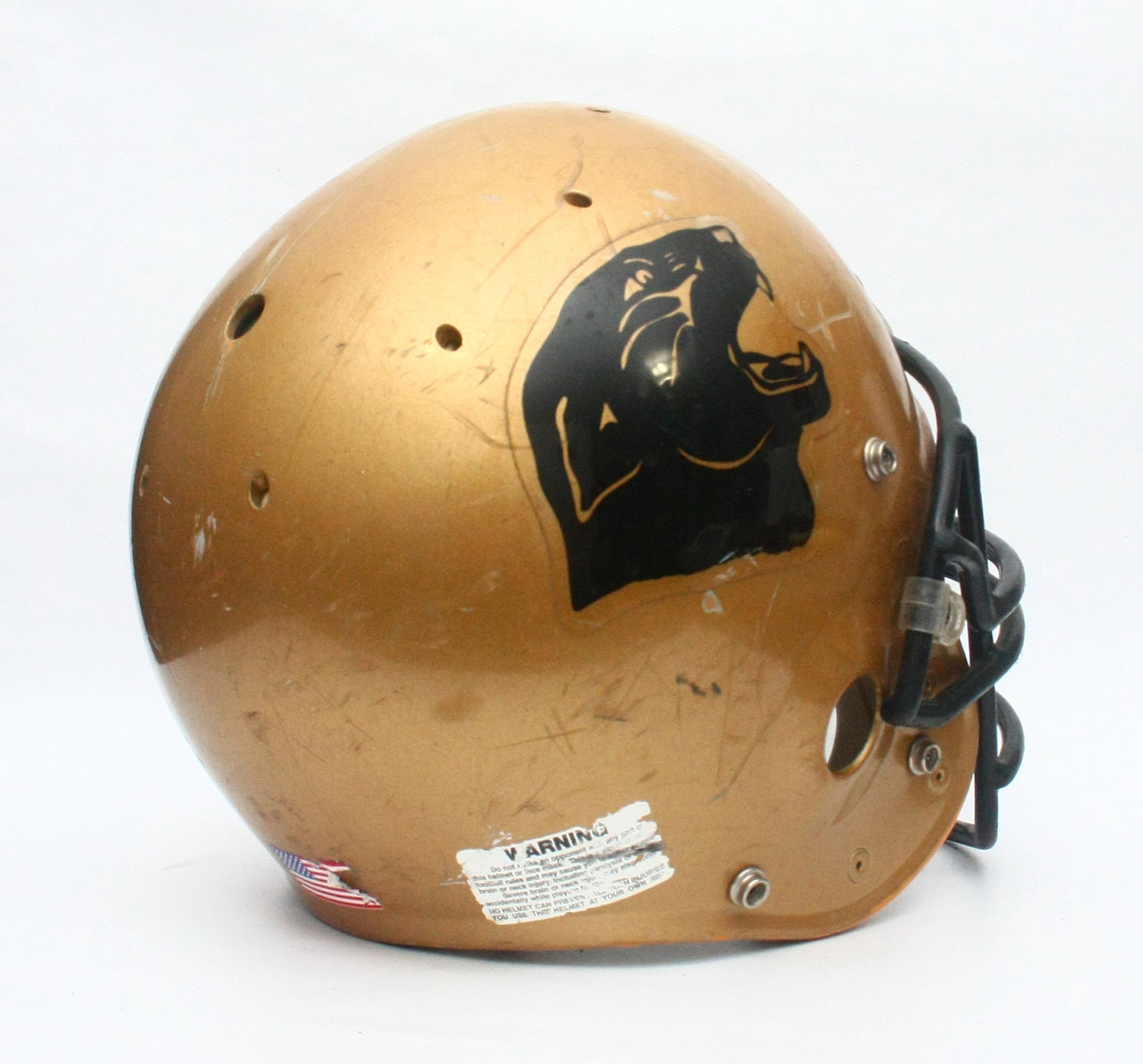 Vintage Game Used Plano East Panther Texas High School Schutt Pro Air II Football Helmet Size L