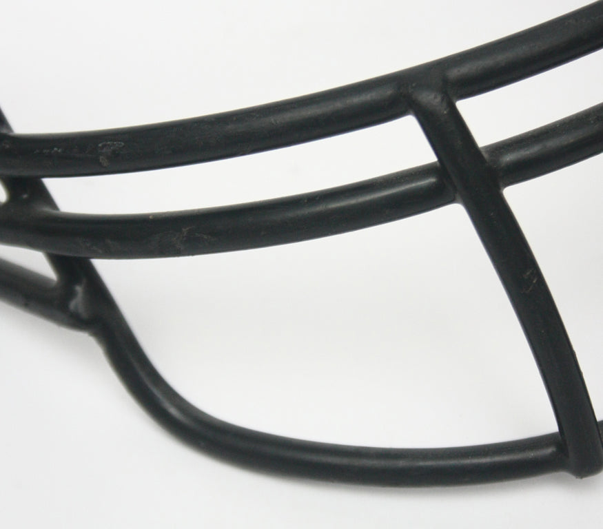 Game Used Riddell ROPO-DW Football Facemask - Black