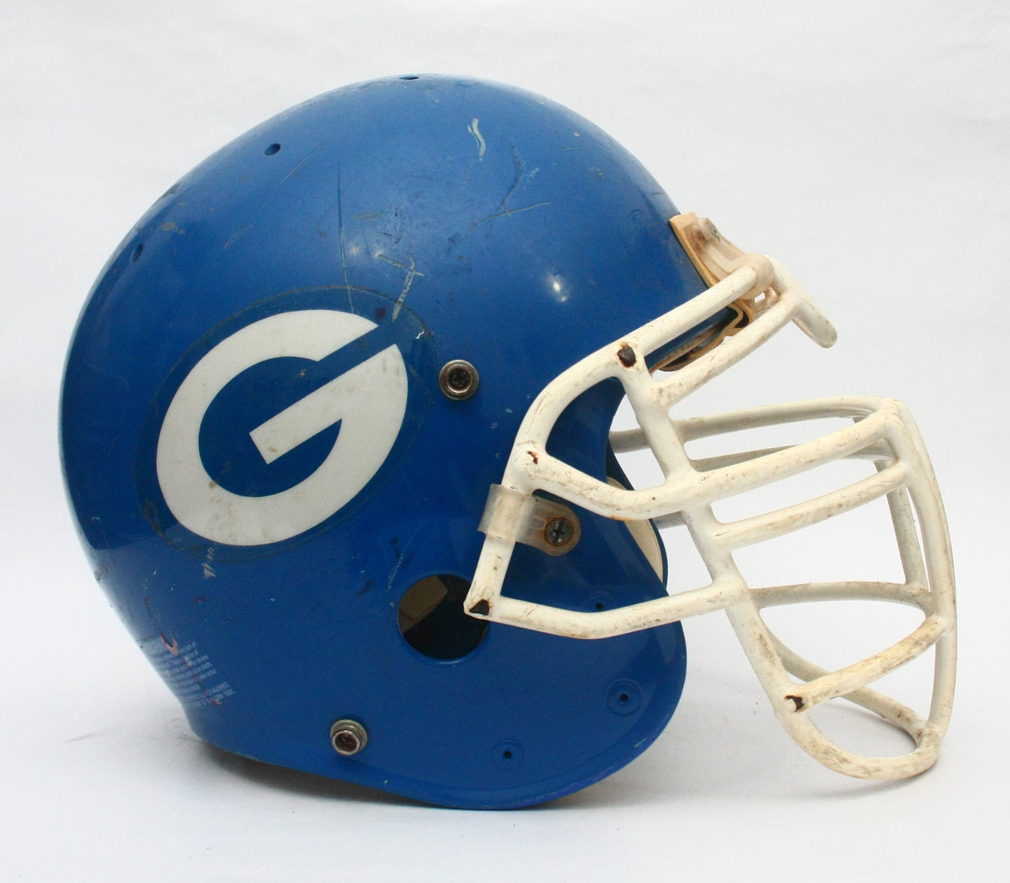 Vintage 1990s Game Used Georgetown Eagles Texas High School Schutt PA2 Football Helmet Size L