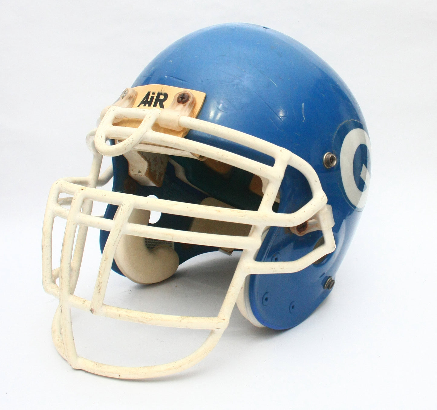 Vintage 1990s Game Used Georgetown Eagles Texas High School Schutt PA2 Football Helmet Size L