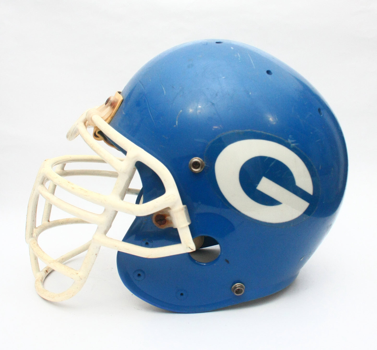 Vintage 1990s Game Used Georgetown Eagles Texas High School Schutt PA2 Football Helmet Size L