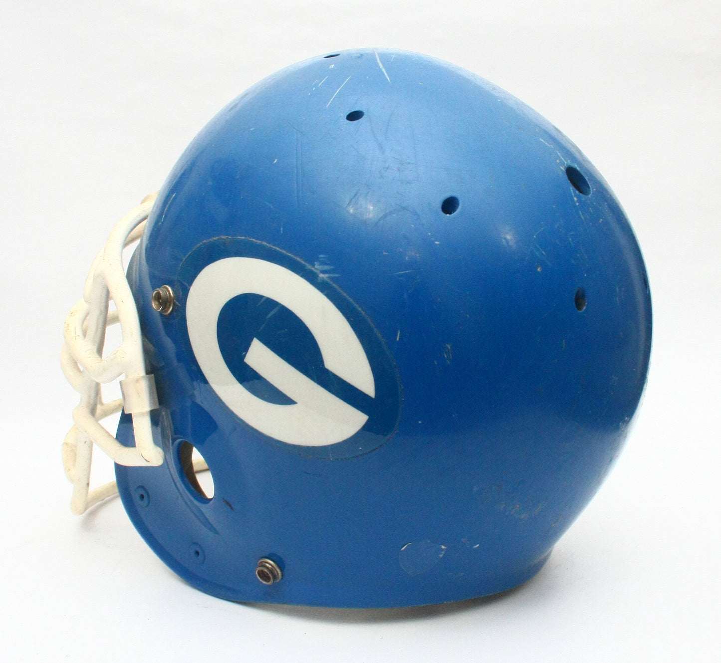 Vintage 1990s Game Used Georgetown Eagles Texas High School Schutt PA2 Football Helmet Size L