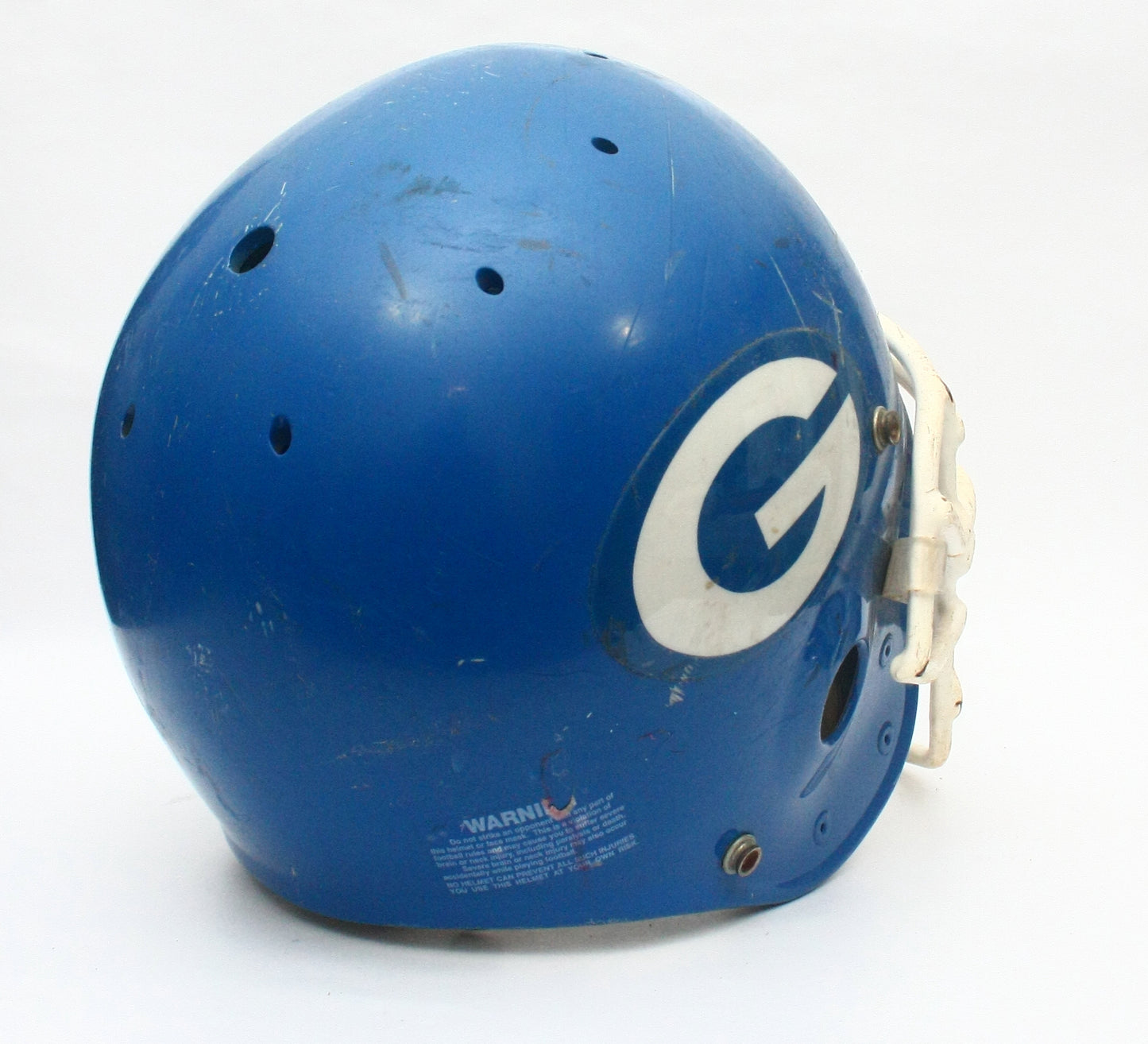 Vintage 1990s Game Used Georgetown Eagles Texas High School Schutt PA2 Football Helmet Size L