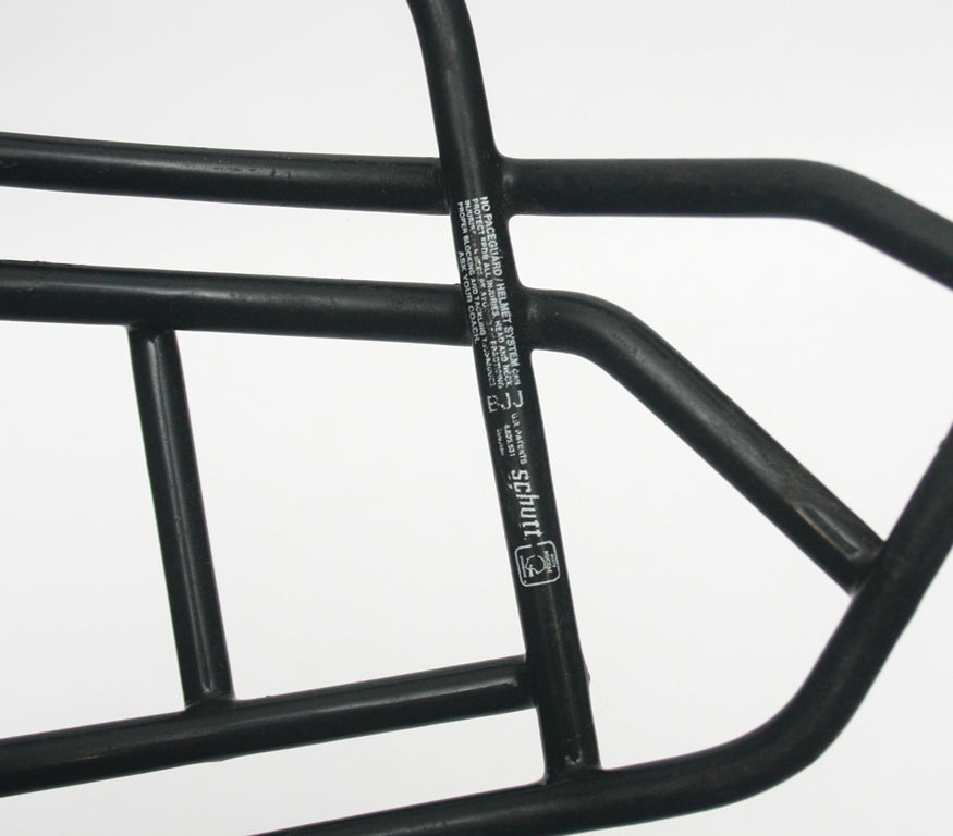 Game Used 2000s Schutt EGOP-II Football Facemask - Black