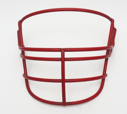 Rare Vintage Game Used 1980s Schutt JOP Football Helmet Facemask - Scarlet