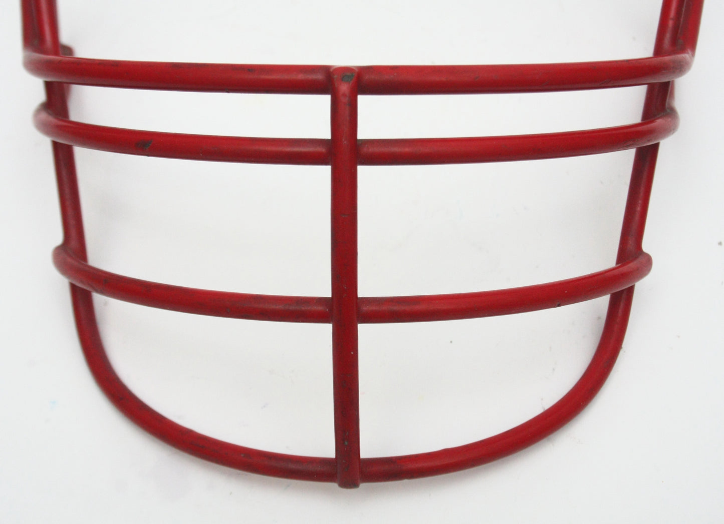 Rare Vintage Game Used 1980s Schutt JOP Football Helmet Facemask - Scarlet