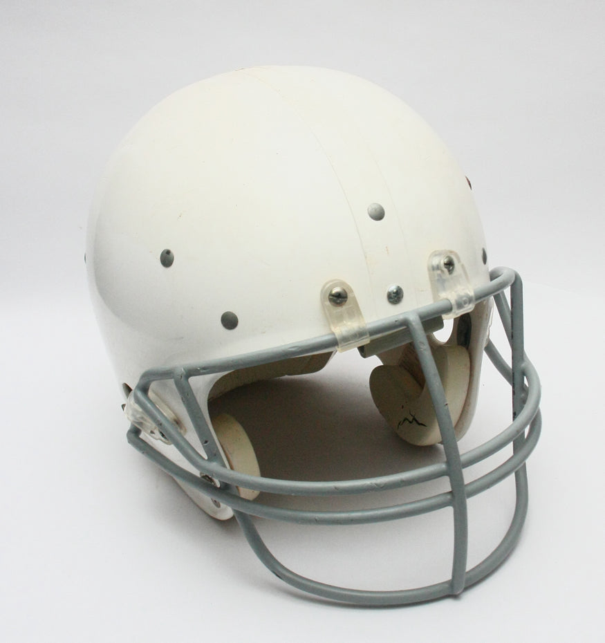 Game Used Vintage NOKONA 500 Football Helmet- Size Large - White