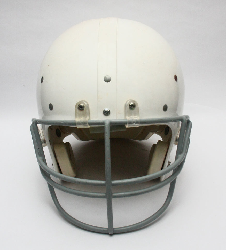 Game Used Vintage NOKONA 500 Football Helmet- Size Large - White