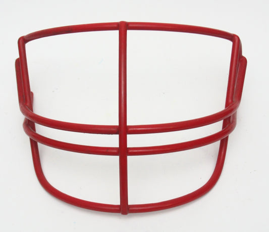 Rare Vintage Game Used 1980s Schutt NOPO Football Helmet Facemask - Scarlet