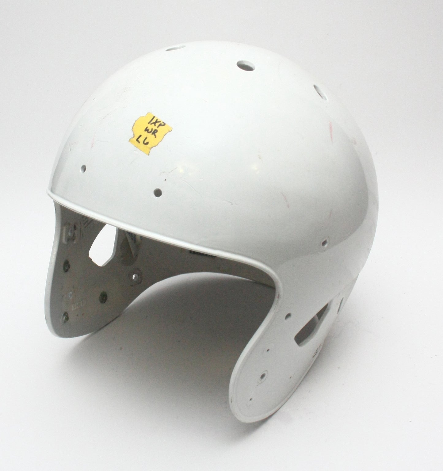 Game Used Schutt Air XP Football Helmet Shell Only- Large - White