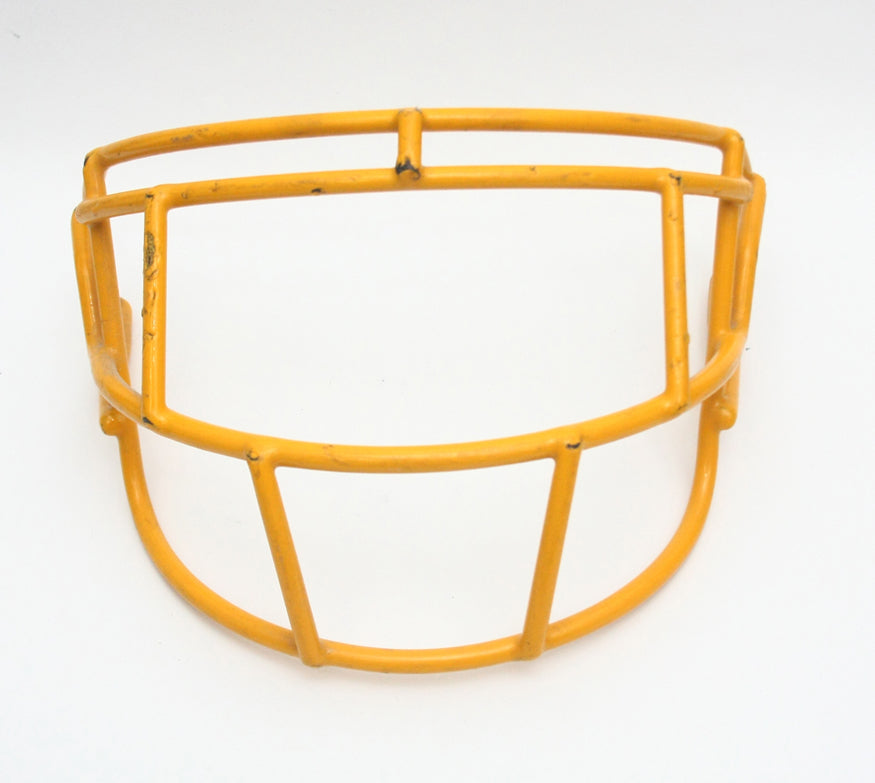 Game Used 1999 Riddell EGOP Football Facemask - Yellow Gold