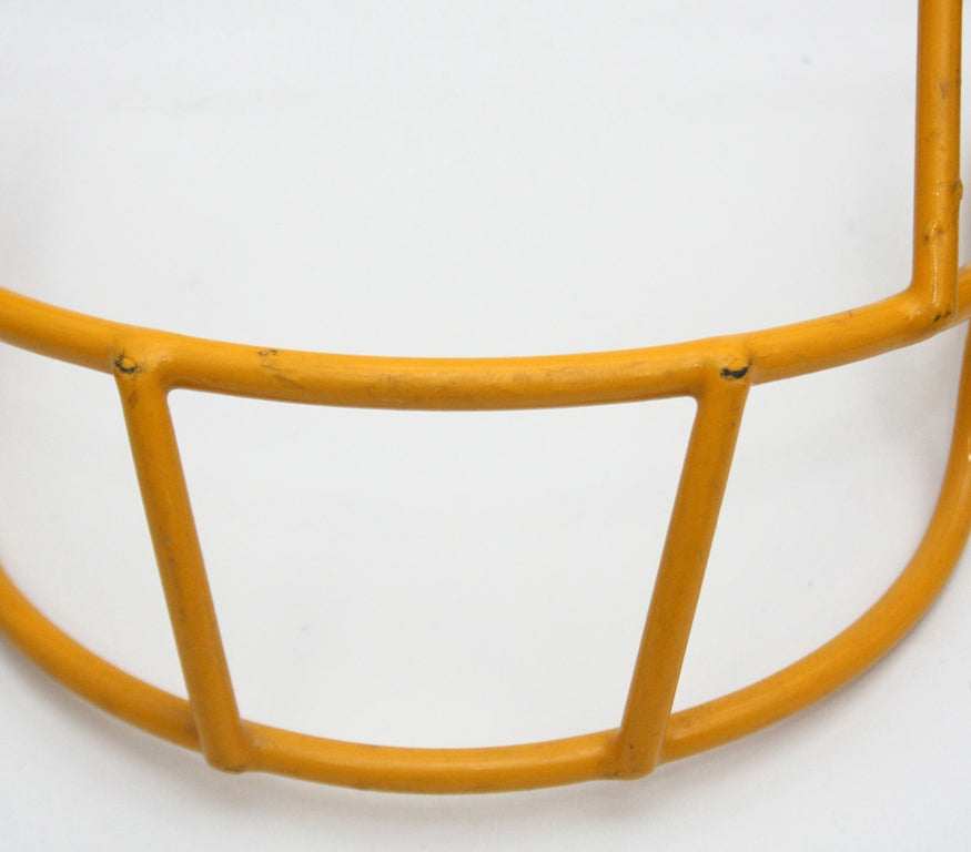 Game Used 1999 Riddell EGOP Football Facemask - Yellow Gold