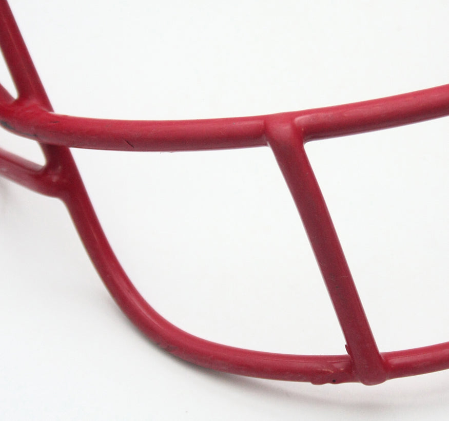 Rare Vintage Game Used 1990s Schutt OPO-SW Football Helmet Facemask -Scarlet Red