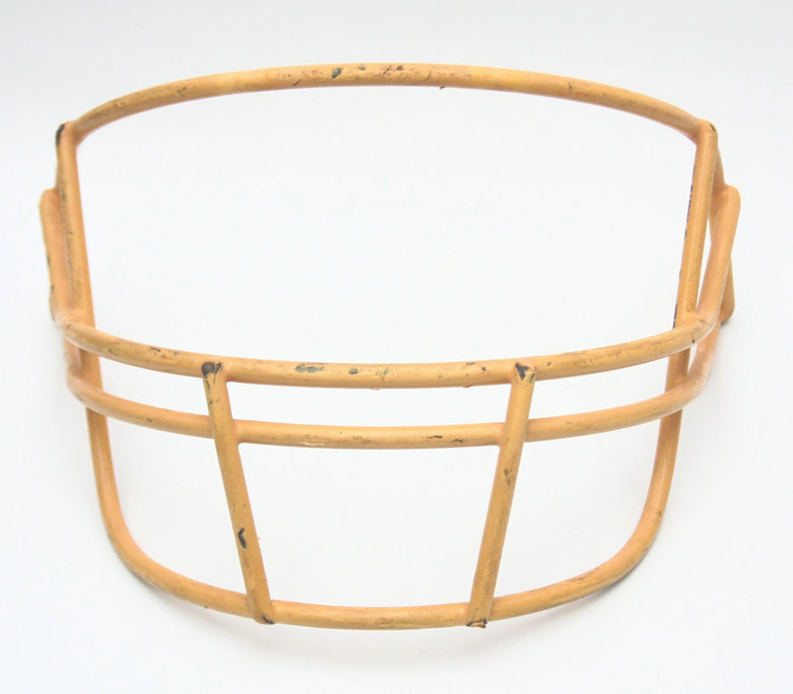 Rare Vintage Game Used 1990s Schutt OPO Football Helmet Facemask - LT Yellow