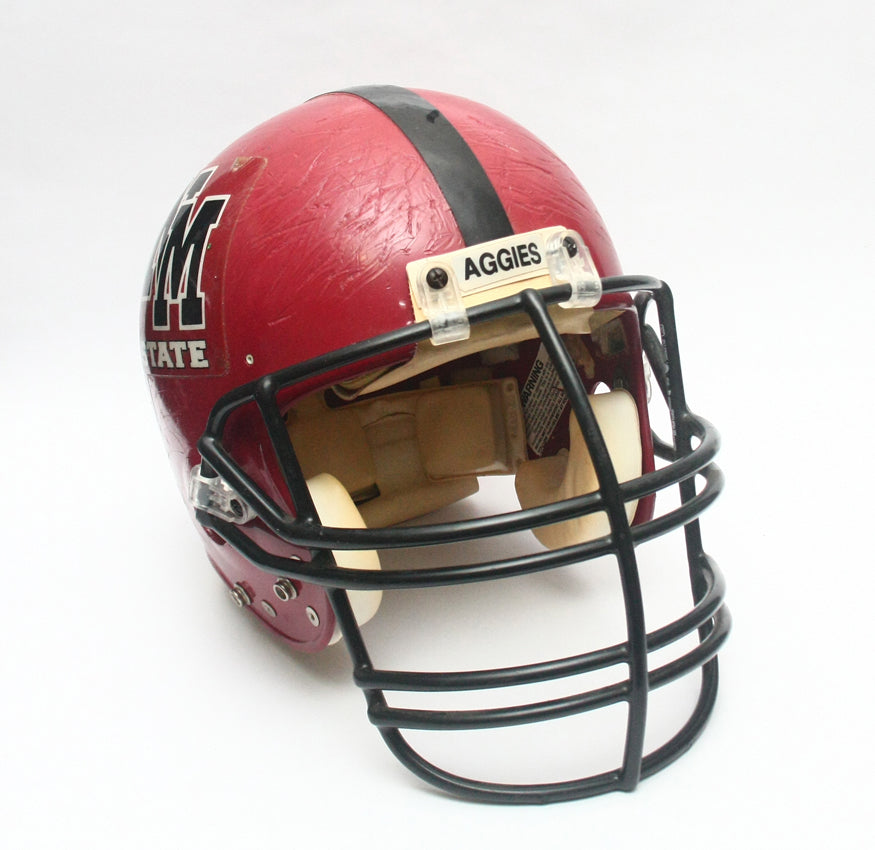 Game Used 1990s New Mexico State Aggies Riddell VSR 3 Football Helmet Size XL