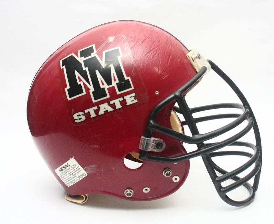 Game Used 1990s New Mexico State Aggies Riddell VSR 3 Football Helmet Size XL