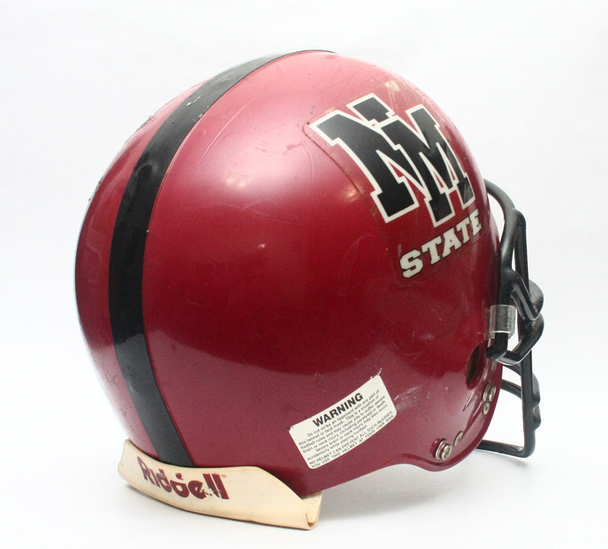 Game Used 1990s New Mexico State Aggies Riddell VSR 3 Football Helmet Size XL