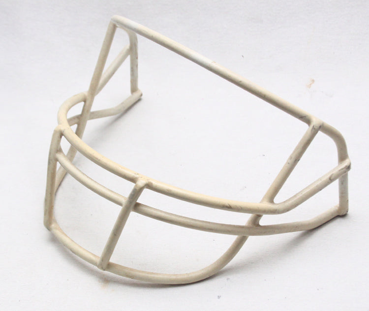 Rare 1980s White Schutt OPO Thin Wire Football Helmet Facemask