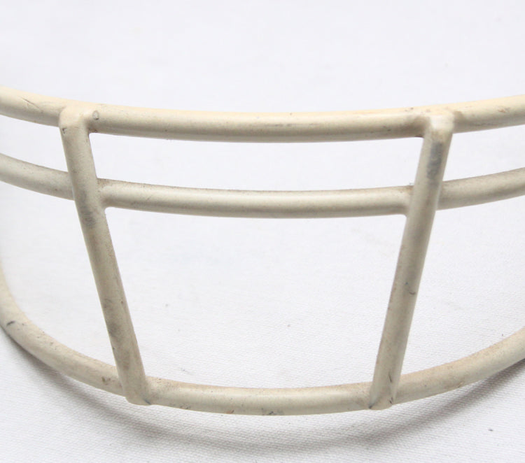 Rare 1980s White Schutt OPO Thin Wire Football Helmet Facemask