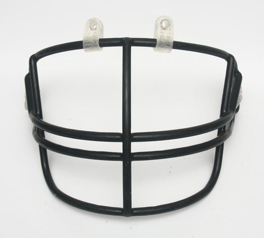 Vintage Game Used Schutt NOPO Adult Football Helmet Facemask w Clips Black - HJE