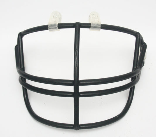 Vintage Game Used Schutt NOPO Adult Football Helmet Facemask w Clips Black - JJE