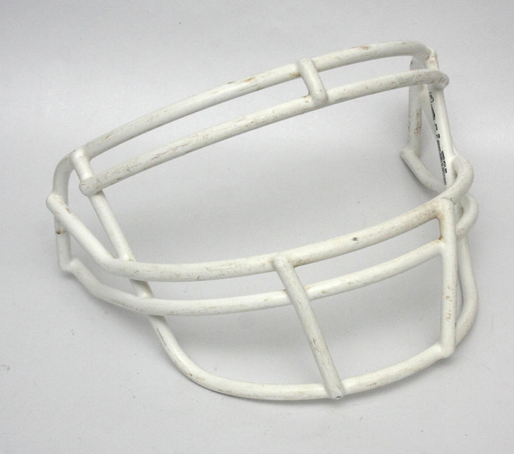 Vintage Game Used Schutt ROPO Adult Football Helmet Facemask - White BJJ