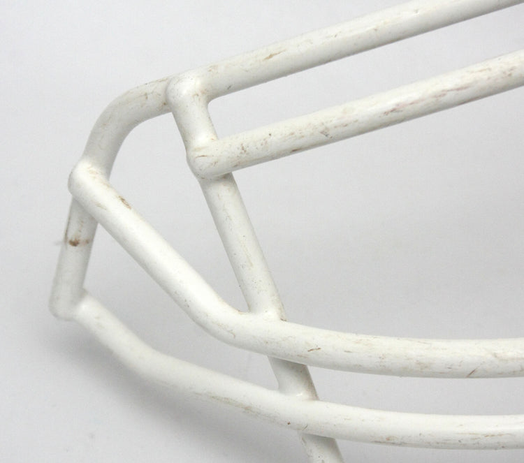 Vintage Game Used Schutt ROPO Adult Football Helmet Facemask - White BJJ