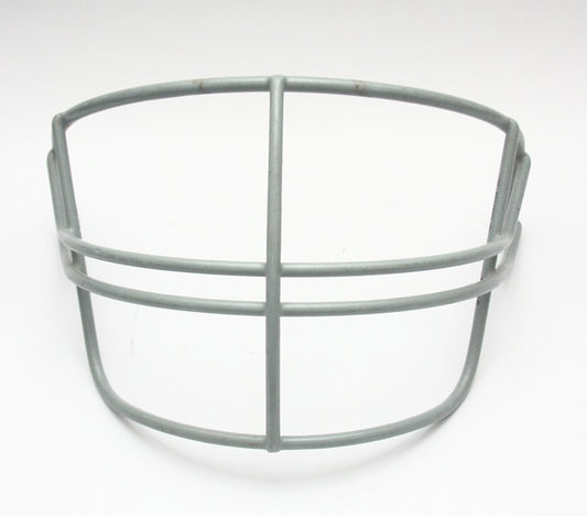 Vintage 1980s Game Used Schutt NOPO Football Helmet Facemask - Grey - Youth