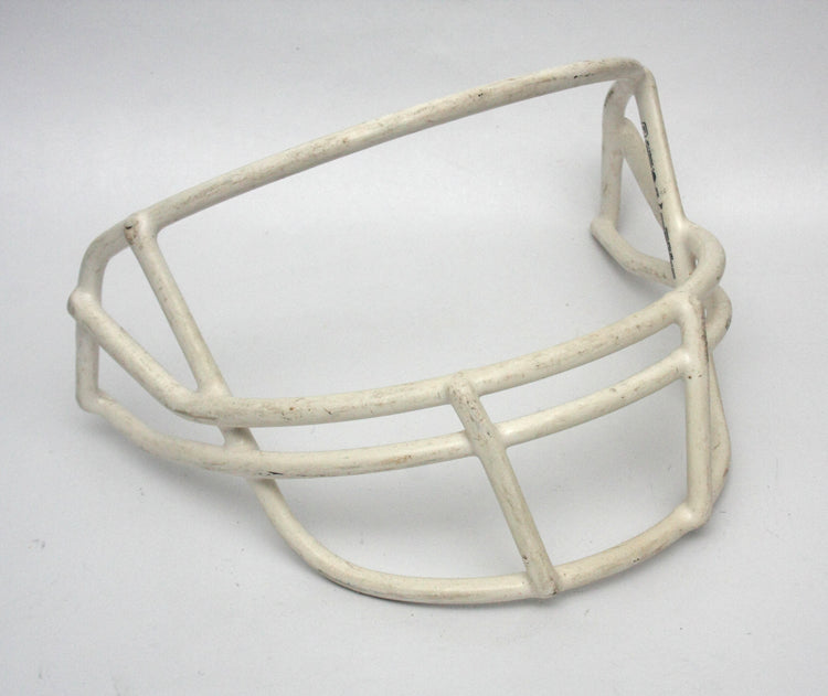 Vintage Game Used Schutt OPO Adult Football Helmet Facemask - White AJB